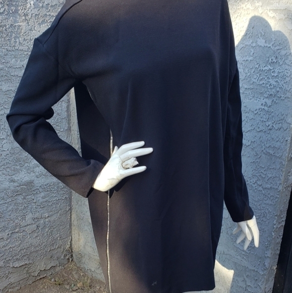 One Teaspoon Dress  Alchemy Chain Black Long Sleeve Mini - Picture 9 of 11